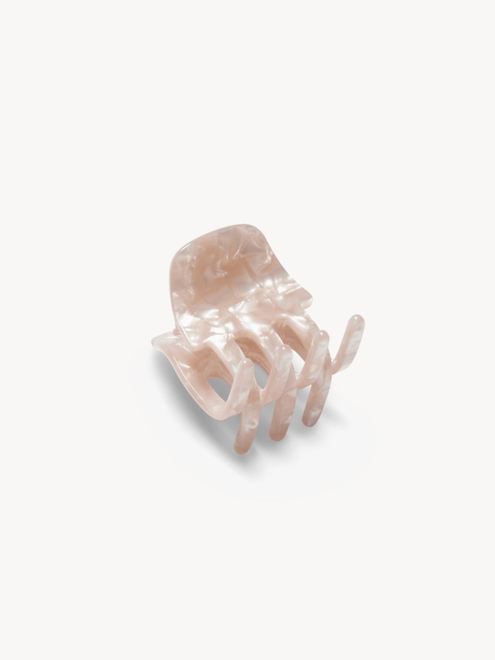 MACHETE Women Hair Clip Mini Claw Clip - Peach Shell